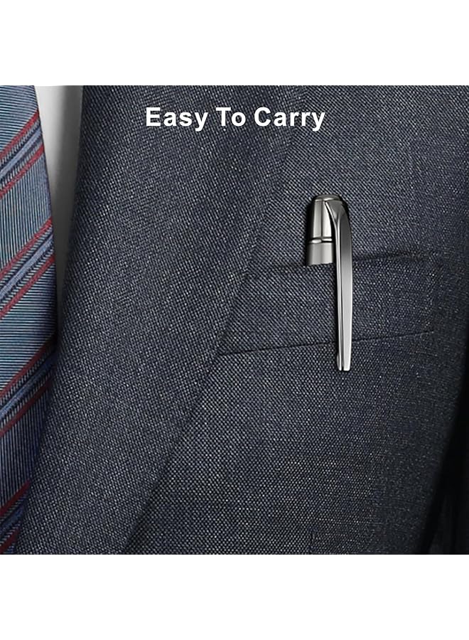 X spring Ballpoint Pens 3 Pack Black Pens Bulk Pens Metal Pen For Journaling Gift Student Business Men Workplace Elite Flight Attendants 1.0 Mm Medium Point Nice Pens - Image 3