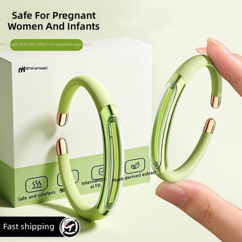 Mansfield Mosquito Repellent Wristband for Adults and Children - Outdoor Portable Anti-Insect Bracelet,Adjustable Outdoor Anti-Mosquito Band - Image 2
