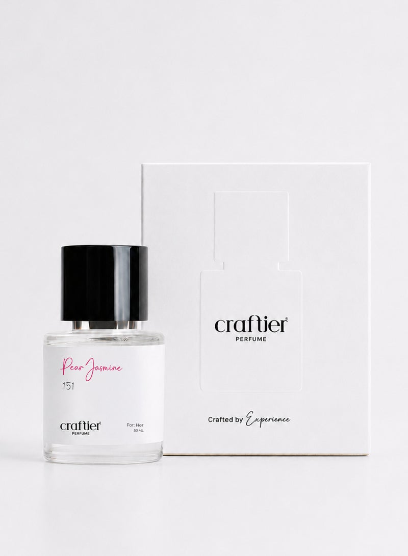 Craftier Perfume PEAR JASMINE - Inspired of-PARADOXE, Eau De Parfum for Women - 50ml, Long Lasting Floral Fragrance Upto 16 Hrs, Travel Size Women's Perfume - Image 2