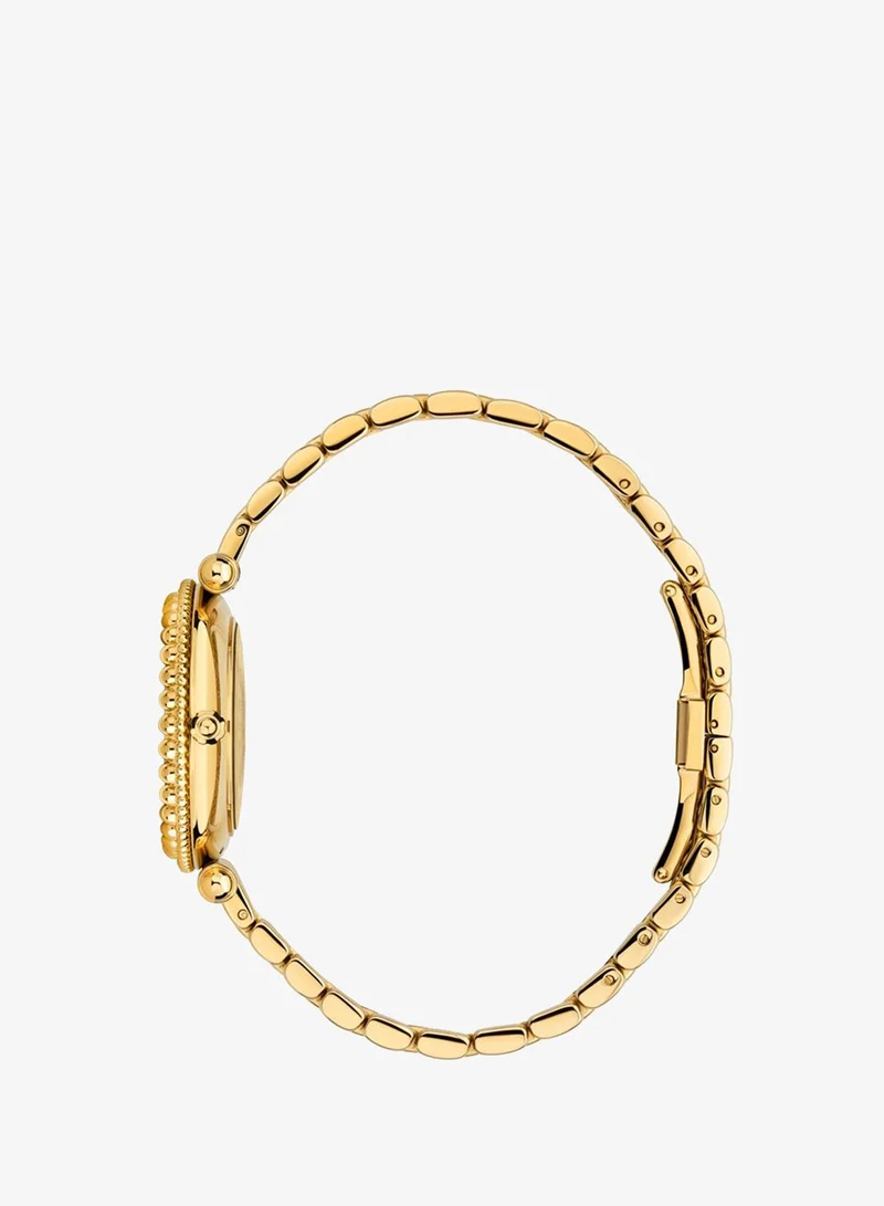 سانت هونور Gala White Dial Gold Stainless Steel Bracelet Analog Watch for Women 29mm