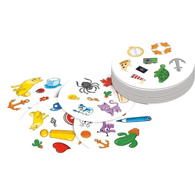 Asmodee Spot It! Classic Card Game (2024 Refresh) Eco-Blister Edition, 5-in-1 Visual Perception Game for Quick Reflexes and Family Fun, Ages 6+, 2-8 Players, 10 Minute Playtime - Image 3