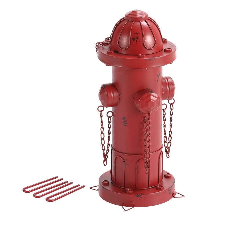 Phaxth 16.5" H Metal Fire Hydrant for Dogs to Pee On, Vintage Dog Fire Hydrant Pee Post for Outdoor Decor - Image 1