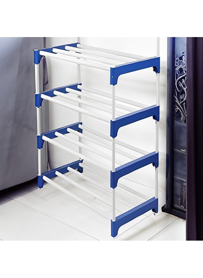 TURBOMAX TRI TURBOMAX 4 Layer Book Shelf Bookshelf for Home Library, Adjustable Book Stand | Books Stand Book Shelves Metal Rack Home Library, Book Stand, Books Rack for Study Room, Book Rack, Shoe Rack  - Image 4