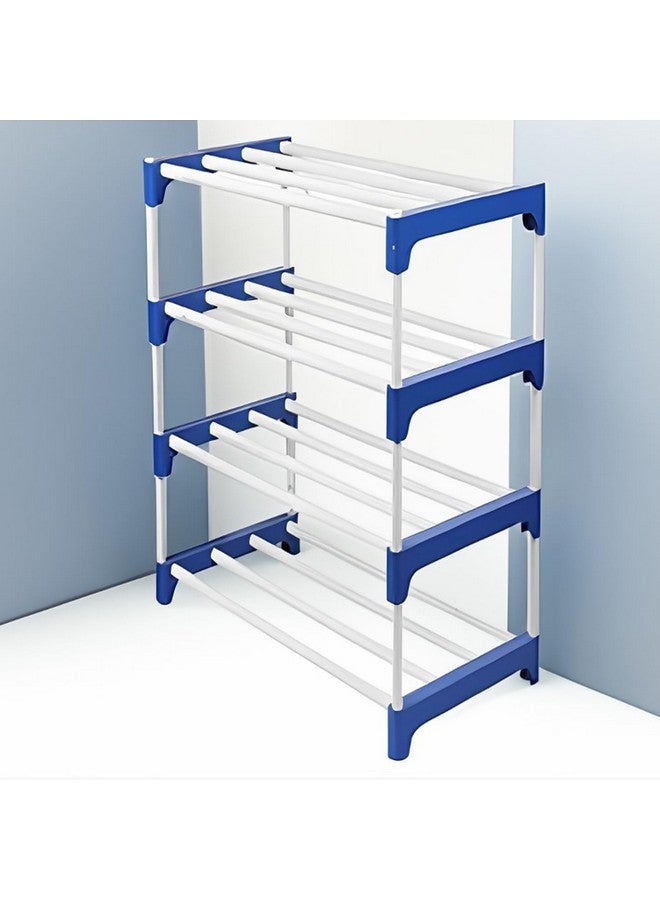 TURBOMAX TRI TURBOMAX 4 Layer Book Shelf Bookshelf for Home Library, Adjustable Book Stand | Books Stand Book Shelves Metal Rack Home Library, Book Stand, Books Rack for Study Room, Book Rack, Shoe Rack  - Image 2