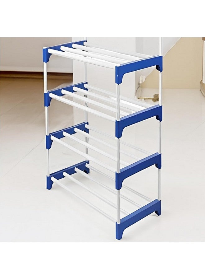 TURBOMAX TRI TURBOMAX 4 Layer Book Shelf Bookshelf for Home Library, Adjustable Book Stand | Books Stand Book Shelves Metal Rack Home Library, Book Stand, Books Rack for Study Room, Book Rack, Shoe Rack  - Image 5