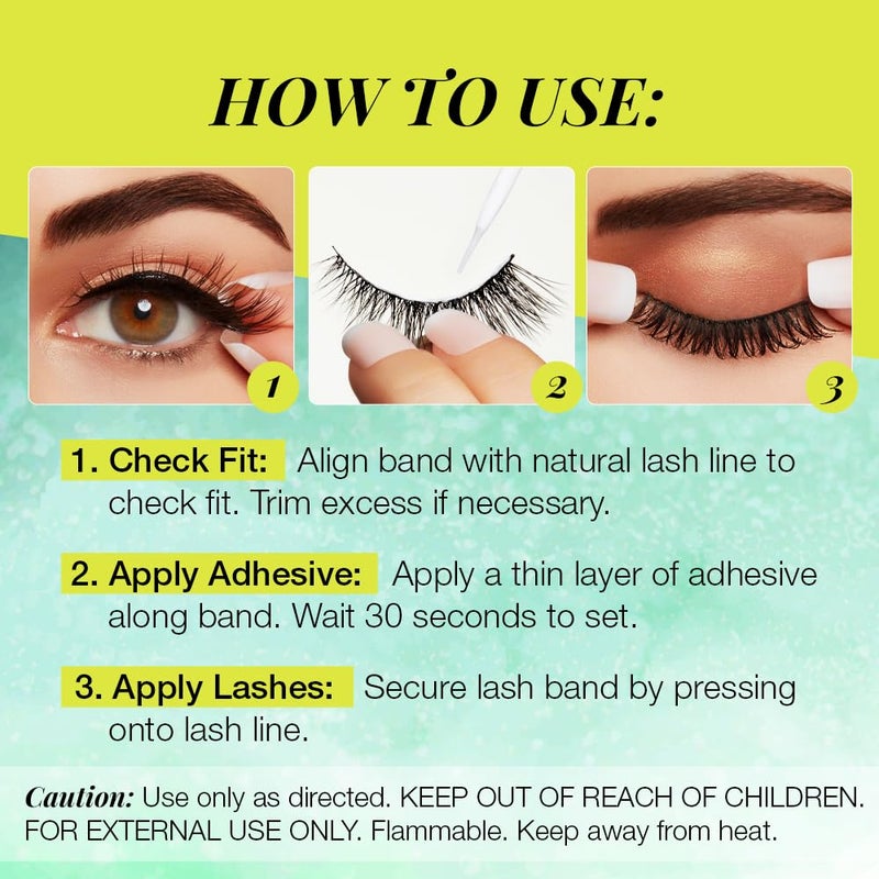 DUO Active Clear Lash Glue â€“ Brush-On Lash Adhesive for Strip Lashes, Quick-Dry, Waterproof Eyelash Glue, 0.16 oz (4.6g) - Image 4