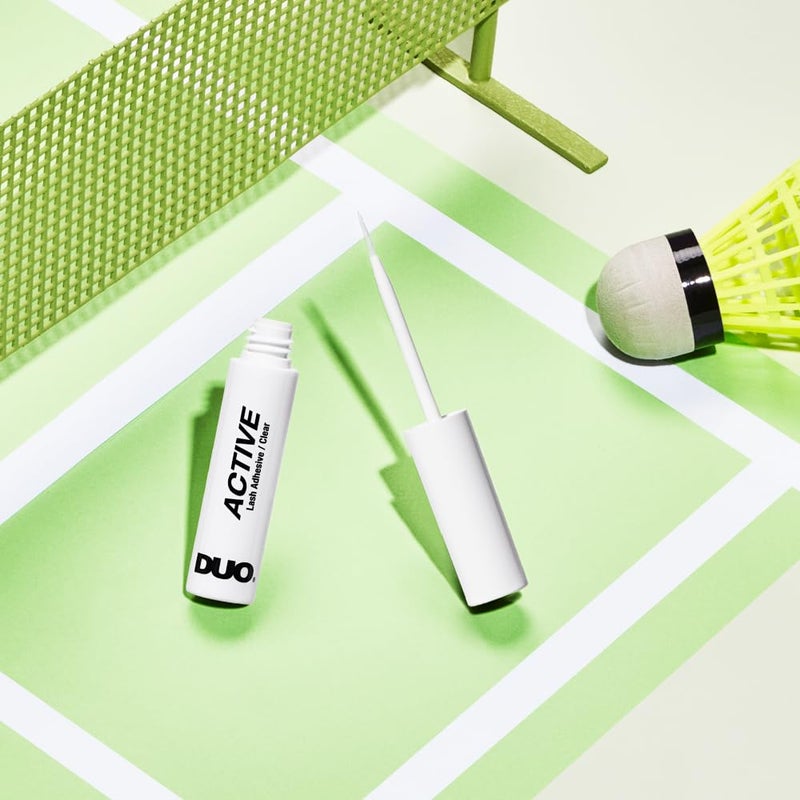 DUO Active Clear Lash Glue â€“ Brush-On Lash Adhesive for Strip Lashes, Quick-Dry, Waterproof Eyelash Glue, 0.16 oz (4.6g) - Image 5