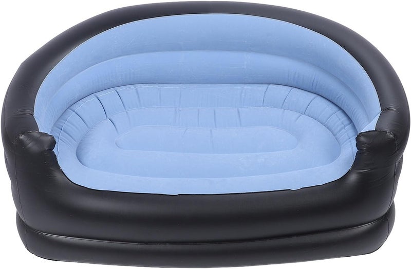 يمكن تخزين في أي مكان كرسي هوائي EVGATSAUTO، كراسي من نوع Bean Bag للعب PVP، أريكة هوائية قابلة للطي والحمل للبالغين، مناسبة للقراءة وغرف المعيشة والتخييم (لون أزرق) تطبيقات سوق مختلفة - Image 5