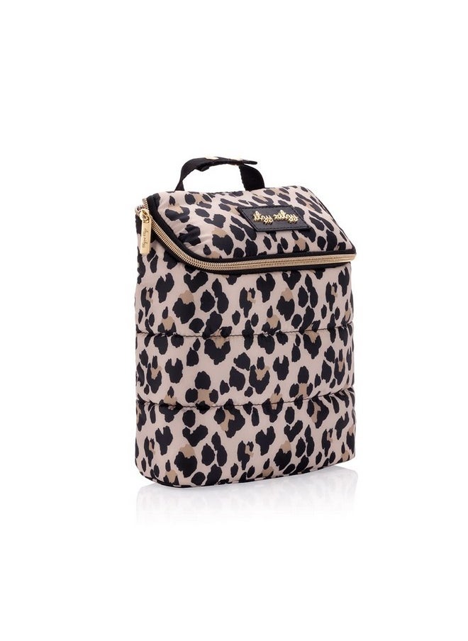 Itzy Ritzy Itzy Ritzy Lightweight Insulated Bottle Bag - Keeps Bottles Warm or Cool - Holds 3 Bottles and Features Interior Pocket for Ice Pack (Not Included), Leopard  - Image 2