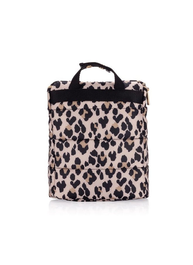 Itzy Ritzy Itzy Ritzy Lightweight Insulated Bottle Bag - Keeps Bottles Warm or Cool - Holds 3 Bottles and Features Interior Pocket for Ice Pack (Not Included), Leopard  - Image 4