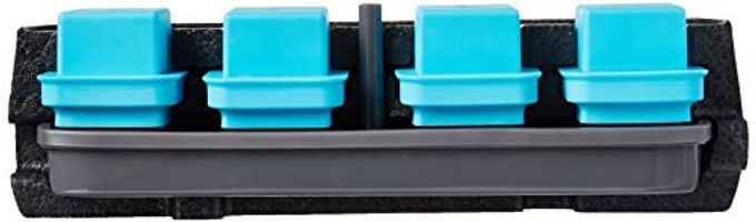 Tovolo King Cube Ice Mold System, Crystal Clear Seamless 2 Inch Cubes For Whiskey Cocktails & More Set Of 4 Molds - Image 3