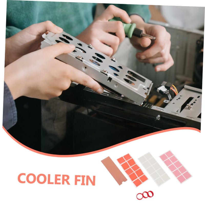 Copper Heat Sink for NVMe SSD High Conduction Cooling Kit Compatible with Single Double Sided M2 Drive - Image 4
