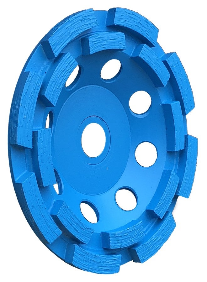 OX Ultimate 5-Inch Double Row Coarse Diamond Cup Grinder - 7/8-Inch Bore - Gray - Image 1