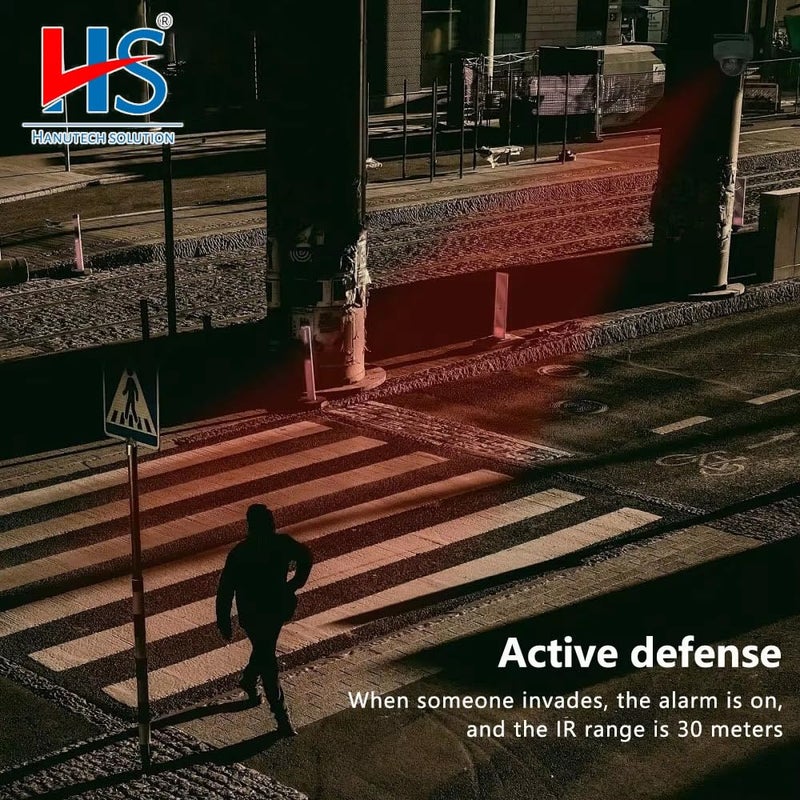 Ramex Hanutech Full HD1080p H.265+ 4MP IP IR Vandal Dome 2.8mm Fixed Lens PoE Audio Network CCTV Camera for Lift Cabins - Image 3