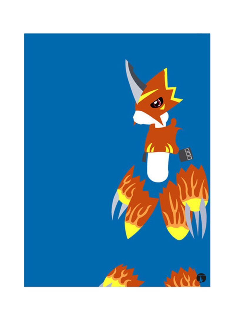 RKN The Anime Digimon Mouse Pad Blue