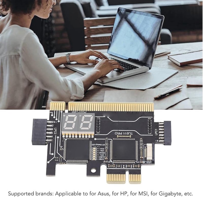 TL611 Pro Motherboard Diagnostic Card PCI E Laptop EC Debug Adapter Analyzer - Image 3