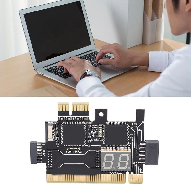 TL611 Pro Motherboard Diagnostic Card PCI E Laptop EC Debug Adapter Analyzer - Image 4