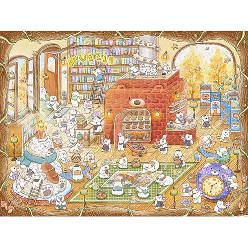 Pintoo Jigsaw Puzzles 1200 Piece for Adults kumako Puzzle Bread House Beautiful Plastic Puzzle for Home Decor Zero Dust Easy Storage H3746 - Image 1