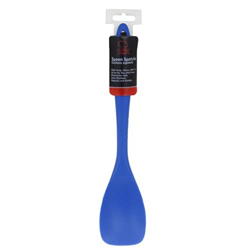 Chef Craft Premium Silicone Spoon Spatula, 11.5 inch, Blue - Image 2