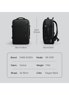 MARK RYDEN Mark Ryden 9299YKK Vacuum Compression Backpack With Air Pumb Device, Waterproof Oxford Fabric, 15.6-Inch Laptop, Multi-Storage, Wet/Dry Separation  - Image 3