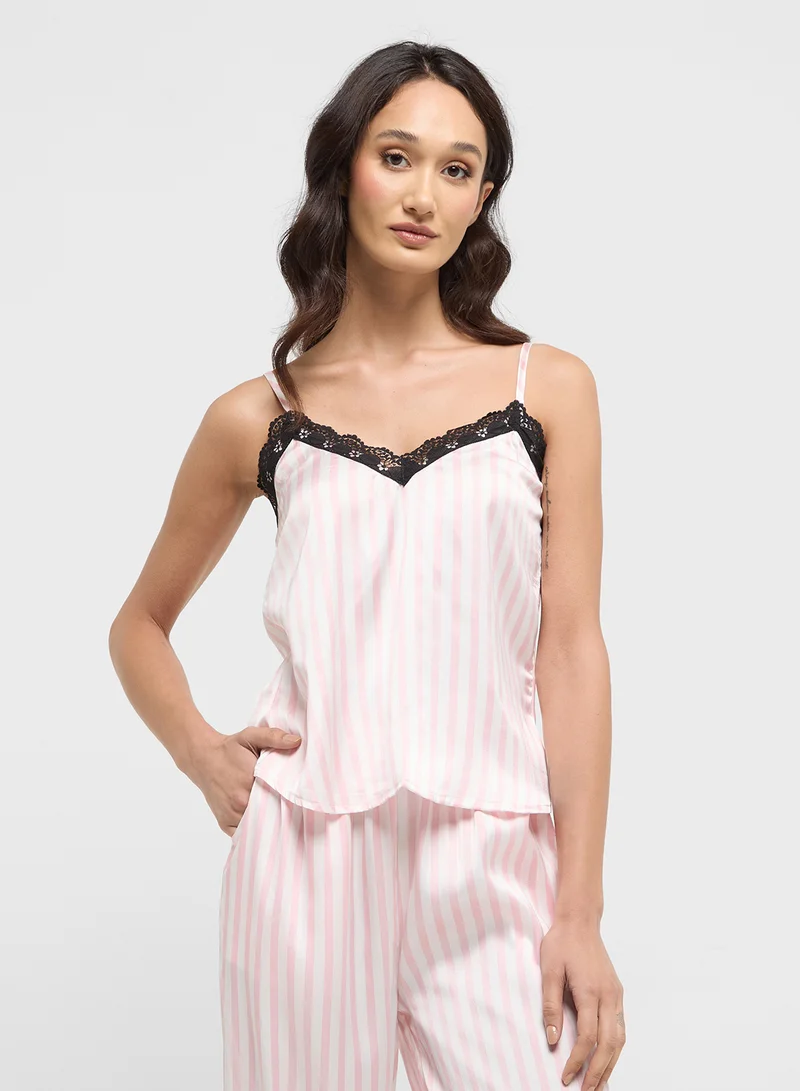 ELLA Striped Pyjama Set