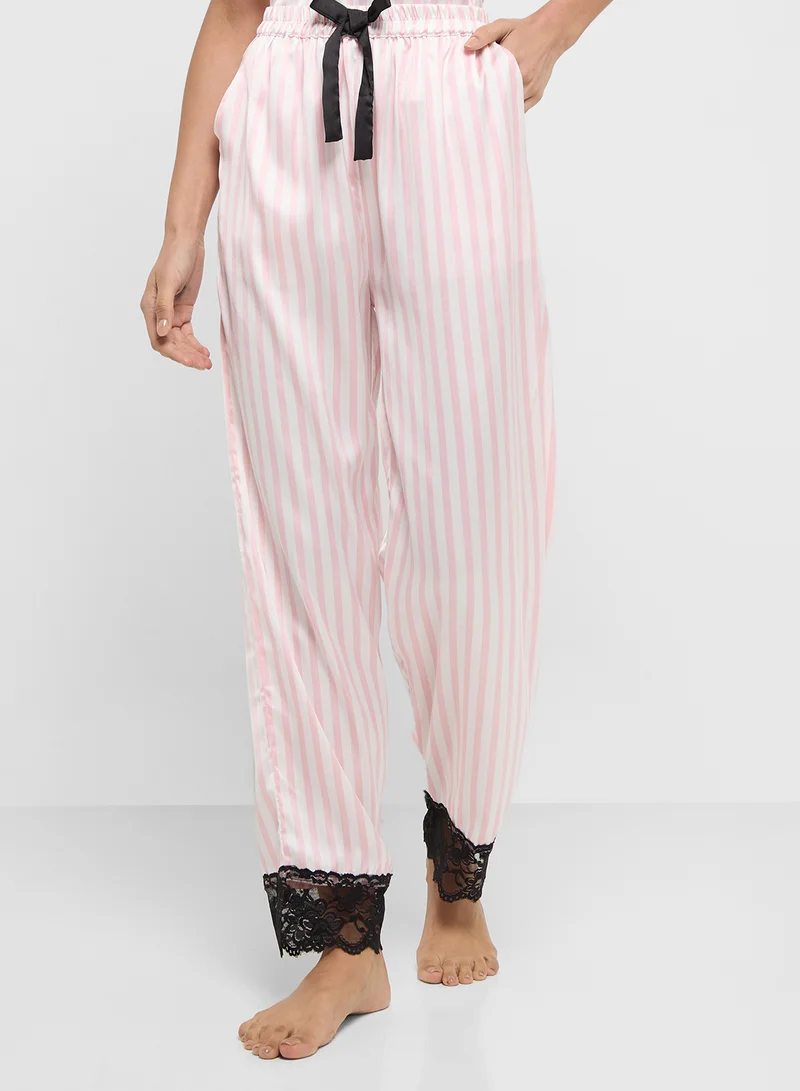 ELLA Striped Pyjama Set