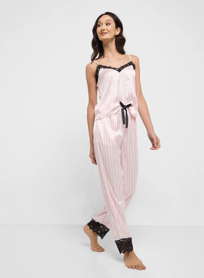 ELLA Striped Pyjama Set