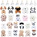 Zealor 44PCS Adopt A Puppy Party Favors 22 Mini Plush Dogs with 22 Pompom Birthday Hats Pet Stuffed Animals Bulk for Operation Christmas Shoebox Gift Adopt a Pet Theme Birthday Party Supplies - Image 2