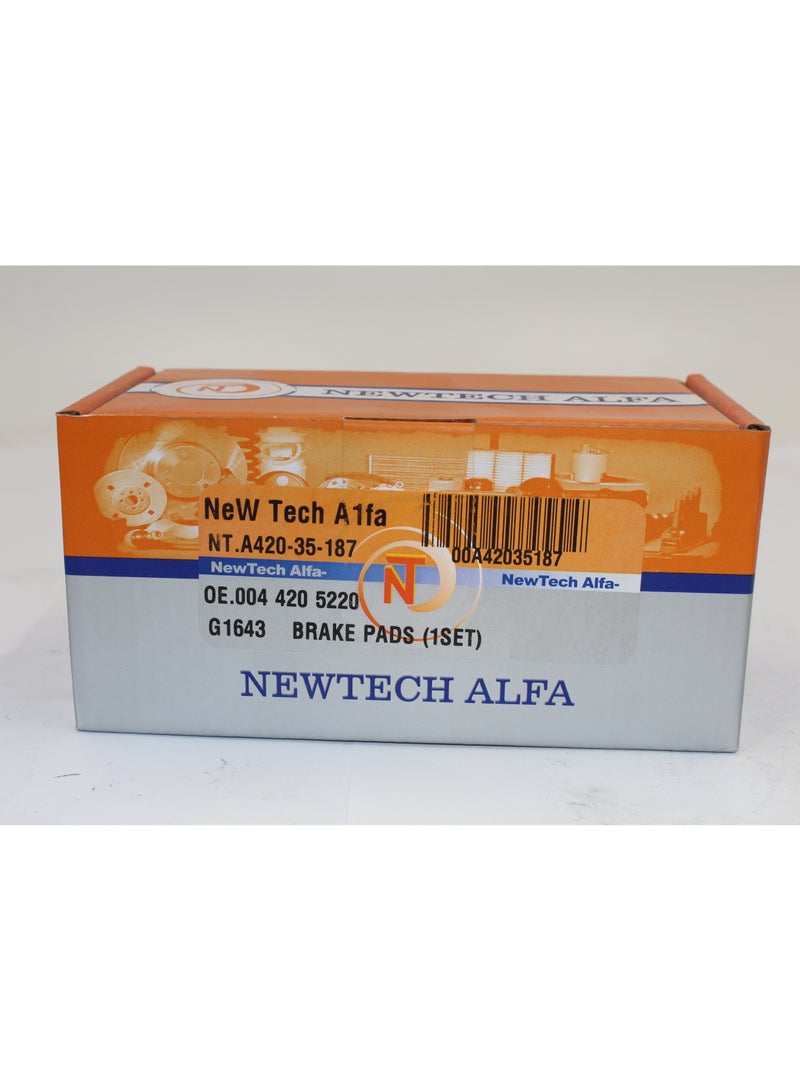 NEWTECH ALFA NewTech Alfa BRAKE PAD SET REAR DB W164/ML,W251,W463/AMG - Image 3