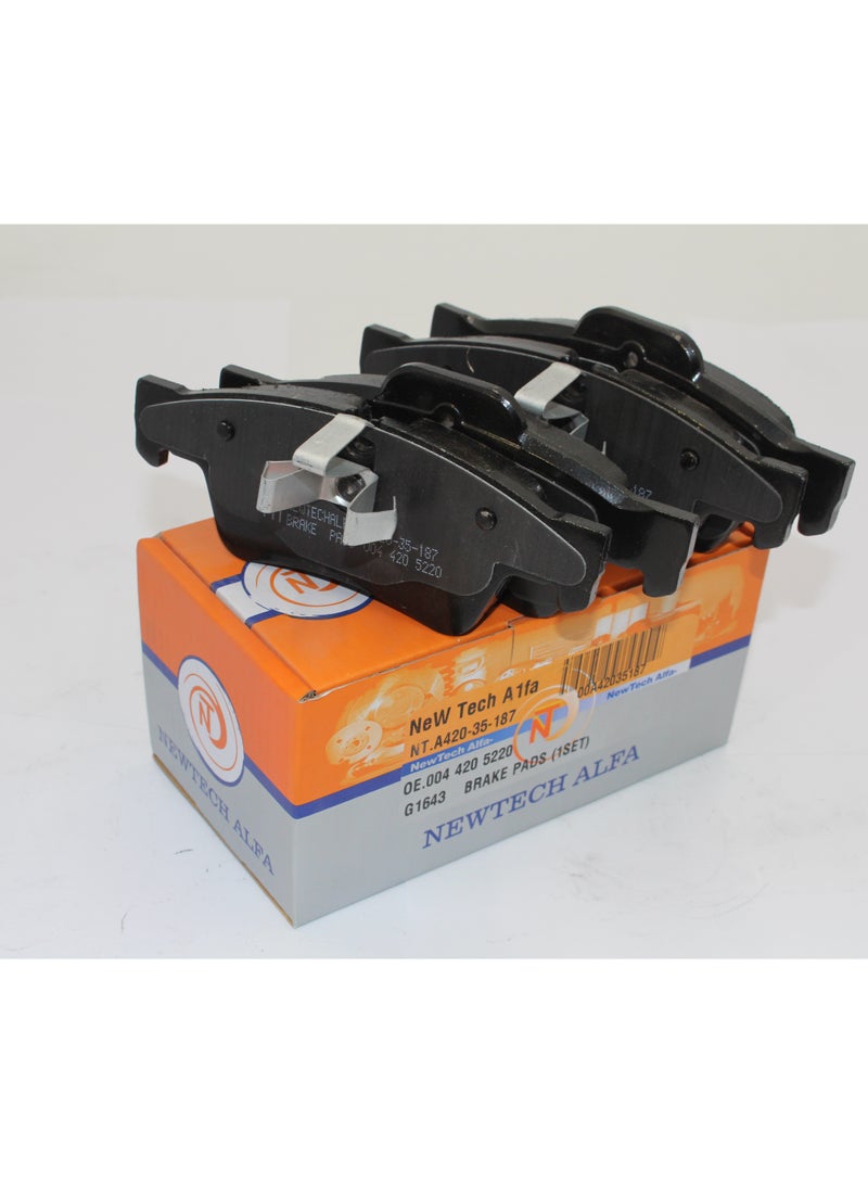 NEWTECH ALFA NewTech Alfa BRAKE PAD SET REAR DB W164/ML,W251,W463/AMG - Image 1