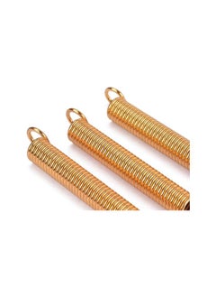 klarako 3pcs Electric Guitar Tremolo Bridge Tension Springs Tremolo Bridge System Springs for Floyd Rose/ST/Stratocaster Style Electric Guitar (Golden)  - Image 5