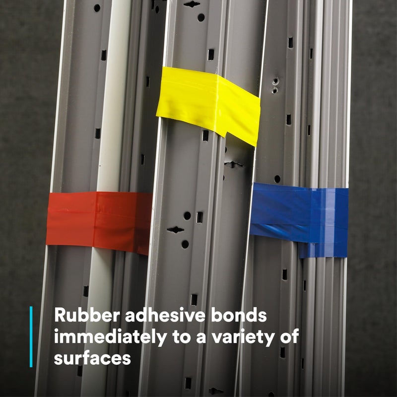 3M Vinyl Tape 764, General Purpose, 2 in x 36 yd, Red, 1 Roll, Light Traffic Floor Marking Tape, Social Distancing, Color Coding, Safety, Bundling - Image 3