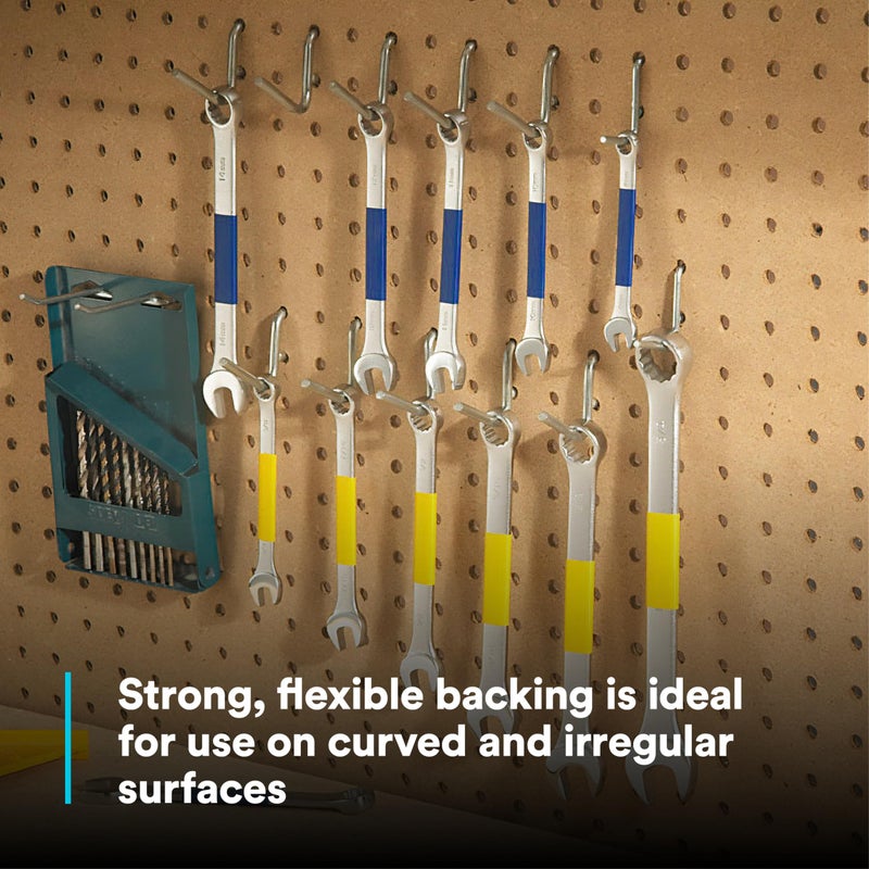 3M Vinyl Tape 764, General Purpose, 2 in x 36 yd, Red, 1 Roll, Light Traffic Floor Marking Tape, Social Distancing, Color Coding, Safety, Bundling - Image 4