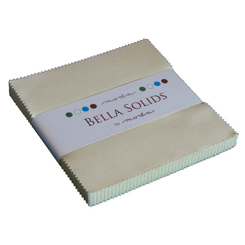 MODA Bella Solids Natural Charm Pack 42 5-inch Squares Moda Fabrics 9900PP 12 - Image 5