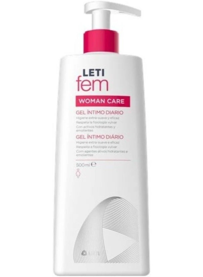 LETIfem Woman Care Daily Intimate Gel 500ml - Image 1