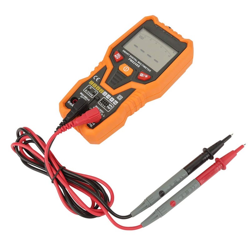 Auto Ranging for AC and DC Voltage and Current Resistance Capacitance Frequency and Temperature - Peakmeter PM8248S Handheld Digital Multimeter with Non Contact Voltage Detection - Image 2