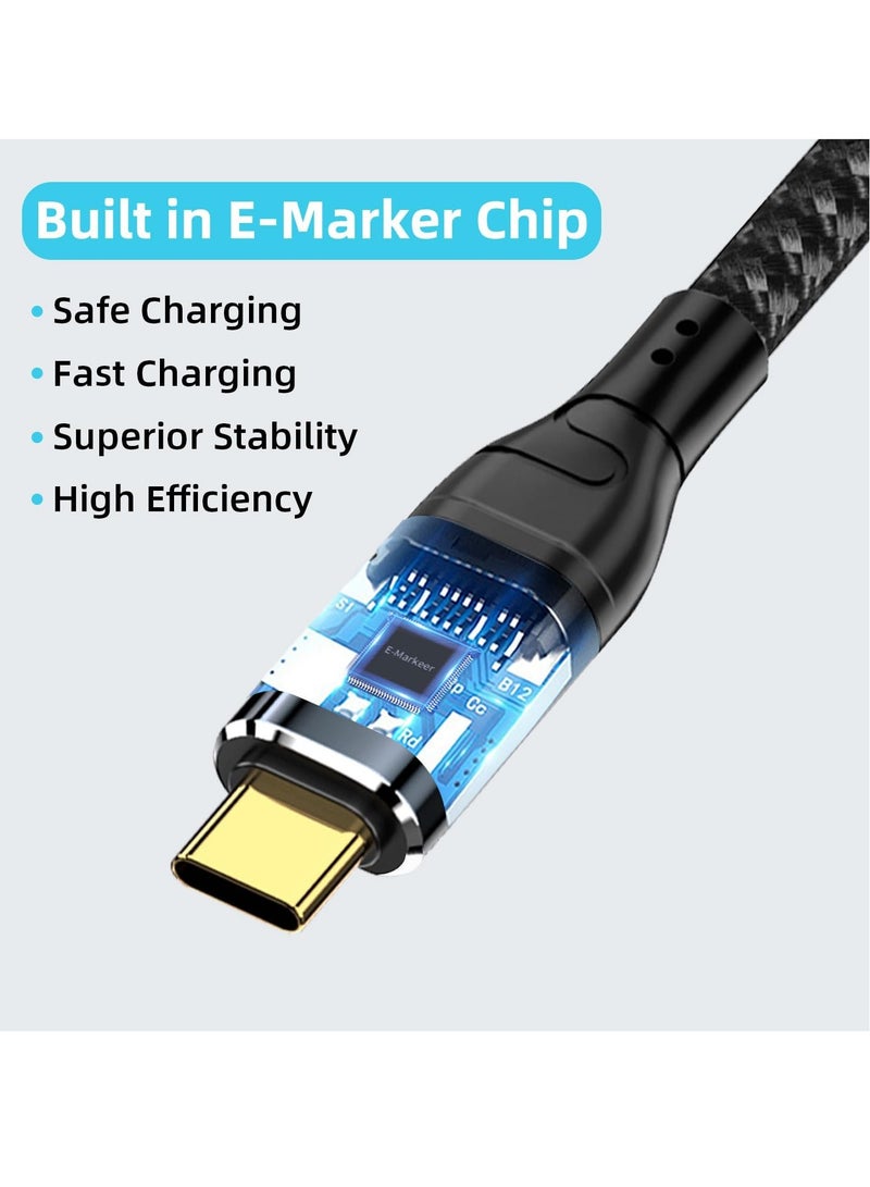 ProOne ProOne PCC113 USB C to Type C Cable, Fast Charging & Data Transfer, 60W Power Delivery, 10Gbps Speed, 4K Video Output, Nylon Braided, LED Indicator, 100cm, Durable & Stylish, Universal Compatibility  - Image 2