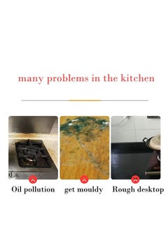 HEXABEX 1000x60CM Kitchen Oil-Proof Film Waterproof Moisture-Proof Self-Adhesive Wallpaper Kitchen Sticker  - Image 5