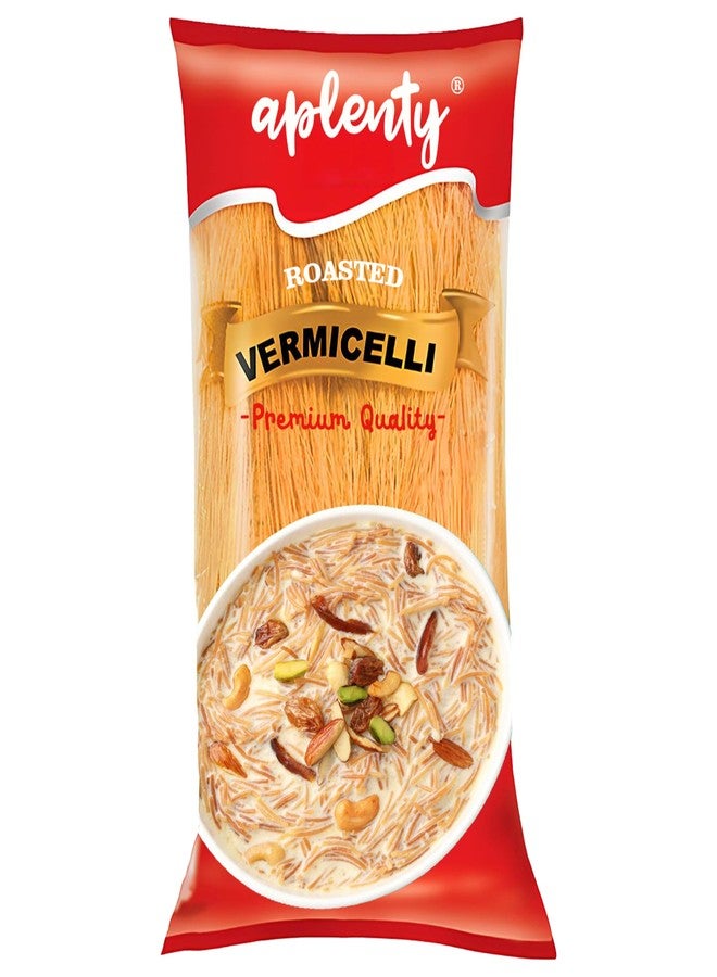 Aplenty Roasted Long Cut Vermicelli 400g | Traditional Indian Sevai Sewai for Kheer Upma Wheat Semolina Pasta for Sweet and Savory Dishes - Image 1