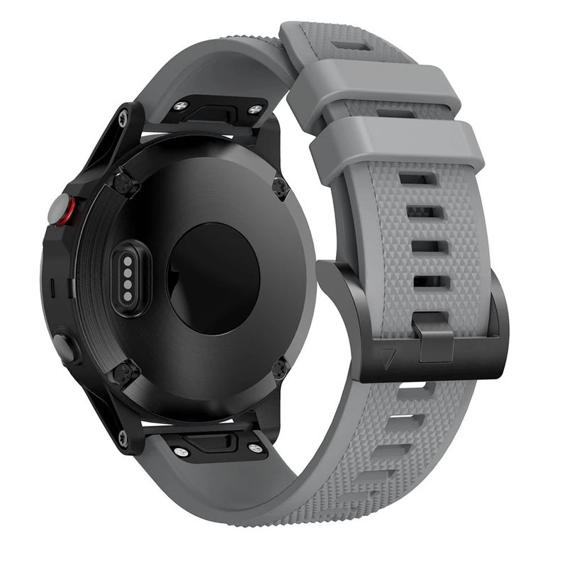 Bluejw Price Quick Fit 22mm Silicone Replacement Band for Garmin Fenix 8/7/6/5 – Durable Rubber Watch Strap to Replace the Watch Strap - Image 1