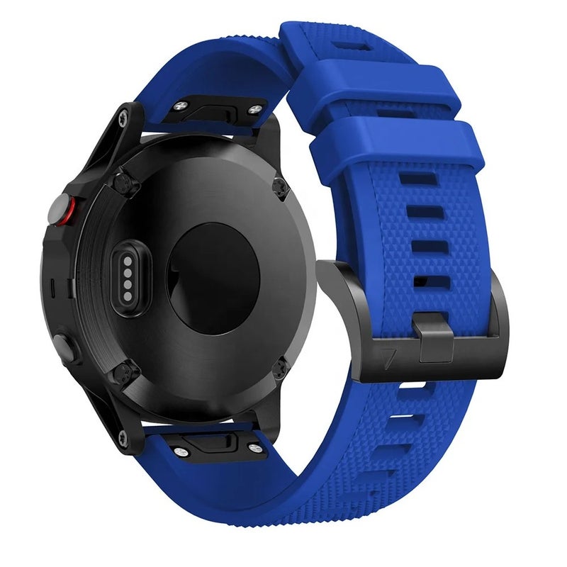 Bluejw Price Quick Fit 22mm Silicone Replacement Band for Garmin Fenix 8/7/6/5 – Durable Rubber Watch Strap to Replace the Watch Strap - Image 3