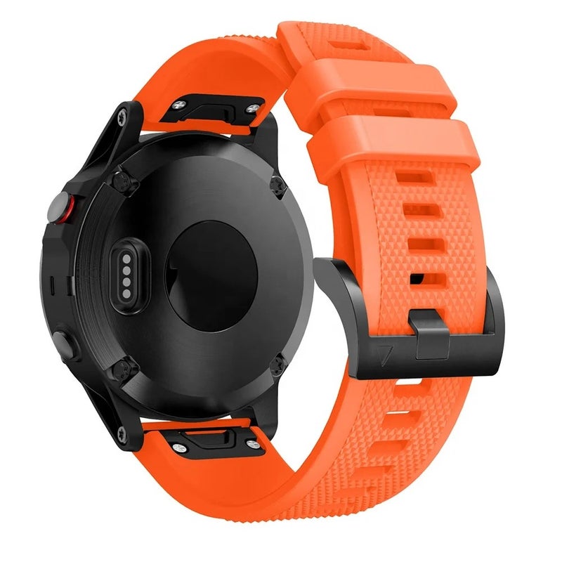 Bluejw Price Quick Fit 22mm Silicone Replacement Band for Garmin Fenix 8/7/6/5 – Durable Rubber Watch Strap to Replace the Watch Strap - Image 2