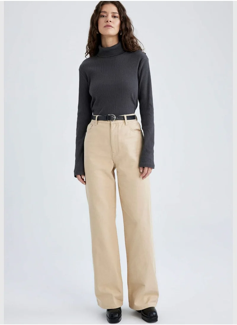 ديفاكتو Woman Knitted Long Sleeve T-Shirt