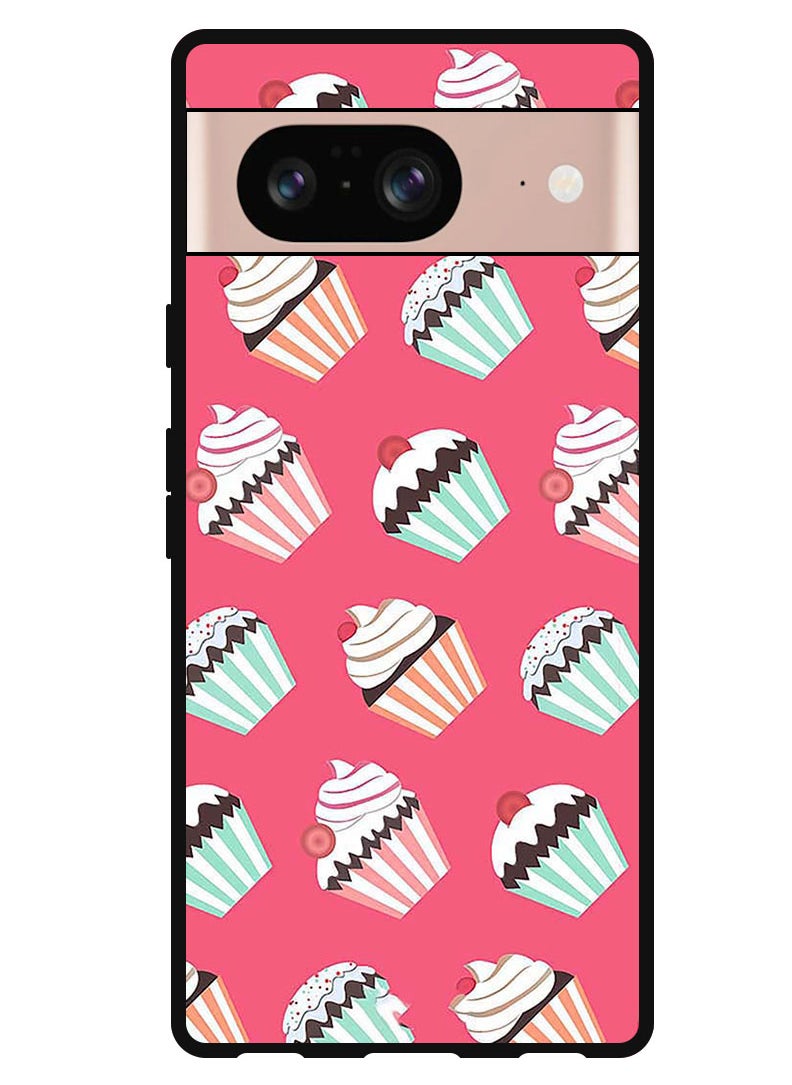 Protective Case Anti Scratch Shock Proof Bumper Cover For Google Pixel 8 Ice Cream Con