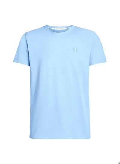 Calvin Klein Jeans Men's Monogram T-Shirt -  cotton jersey, Blue
