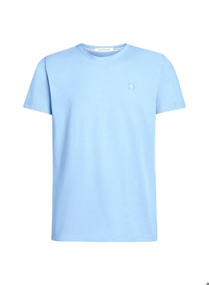Calvin Klein Jeans Men's Monogram T-Shirt -  cotton jersey, Blue