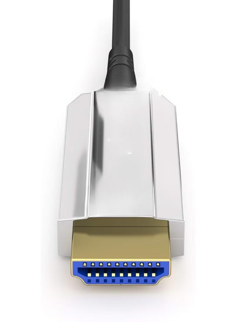 100M Optical HDMI Cable, High-Speed Fiber Optic HDMI Cable with 4K UHD Support, ARC and Ethernet for TVs, Projectors, Gaming Consoles and Home Theater Systems - Image 3