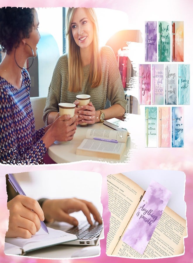 مجموعة كويلاي المكونة من 30 قطعة هدايا ملهمة تتضمن أقلامًا تحفيزية وفواصل كتب تحمل اقتباسات ملهمة، هدية تقدير للموظفين من النساء، فريق العمل، أسبوع التكنولوجيا الإشعاعية، الموظفين، المتطوعين، الإدارة (ملهمة). - Image 5