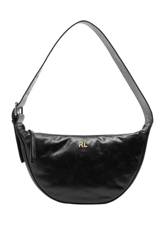 PARFOIS Leather Hobo Bag With Studs