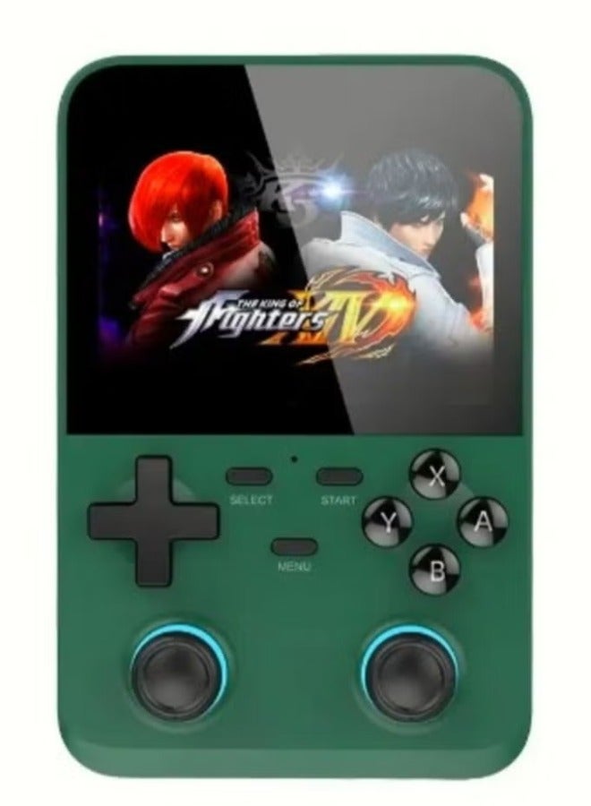 ACLIX Video Game D007 Consoles 3.5 Inches Handheld Game Players 10000 Plus Gaming Retro Devices Portable Electronic Console Green